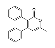 6-methyl-3,4-diphenyl-2H-pyran-2-one Structure
