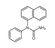 1-(1-naphthyl)-1-phenylurea结构式