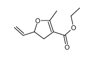 ethyl 2-ethenyl-5-methyl-2,3-dihydrofuran-4-carboxylate Structure