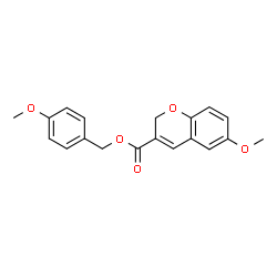 4-Methoxybenzyl 6-methoxy-2H-chromene-3-carboxylate结构式