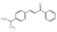 2-Propen-1-one, 3-[4- (1-methylethyl)phenyl]-1-phenyl- Structure