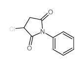 3-chloro-1-phenyl-pyrrolidine-2,5-dione Structure