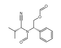 (S)-2-(N-((R)-1-cyano-2-methylpropyl)formamido)-2-phenylethyl formate结构式