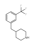 4-[[3-(三氟甲基)苯基]甲基]哌啶结构式