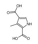 3-甲基吡咯-2,4-二羧酸结构式