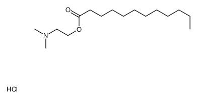 2-(dimethylamino)ethyl dodecanoate,hydrochloride结构式