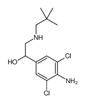 1-(4-amino-3,5-dichlorophenyl)-2-(2,2-dimethylpropylamino)ethanol Structure
