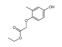 2-(4-羟基-2-甲基苯氧基)乙酸乙酯结构式