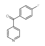 4-(4-氟苯(甲)酰)吡啶结构式