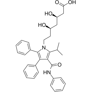 Desfluoro-atorvastatin structure