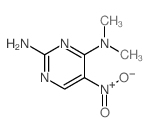 N,N-dimethyl-5-nitro-pyrimidine-2,4-diamine Structure