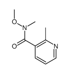 N-methoxy-N,2-dimethylpyridine-3-carboxamide Structure