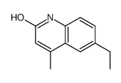 6-ETHYL-4-METHYLQUINOLIN-2-OL structure