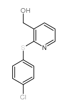(2-[(4-氯苯基)磺酰基]-3-吡啶)甲醇结构式