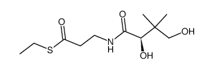 ethyl thiopantothenate Structure