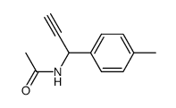 Acetamide,N-[1-(4-methylphenyl)-2-propynyl]- (9CI) Structure