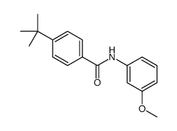4-tert-butyl-N-(3-methoxyphenyl)benzamide结构式