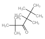 2,2,4,4,5,5-hexamethylhexan-3-one结构式