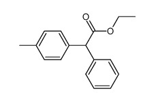 ethyl α-phenyl-α-(4-methylphenyl)acetate Structure