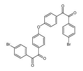 1-(4-bromophenyl)-2-[4-[4-[2-(4-bromophenyl)-2-oxoacetyl]phenoxy]phenyl]ethane-1,2-dione Structure