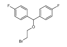 1-[2-bromoethoxy-(4-fluorophenyl)methyl]-4-fluorobenzene Structure