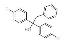 Benzeneethanol, a,a-bis(4-chlorophenyl)- Structure