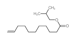 10-Undecenoic acid,2-methylpropyl ester Structure