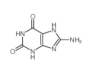 8-Amino-1H-purine-2,6(3H,7H)-dione structure