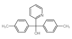 2-Pyridinemethanol, a,a-bis(4-methylphenyl)- structure