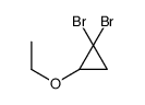 1,1-dibromo-2-ethoxycyclopropane Structure