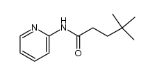 N-(2-pyridyl)-4,4-dimethyl pentanamide结构式