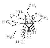carbon monoxide,iron,2,3,4,5-tetrakis(diethylamino)cyclopenta-2,4-dien-1-one Structure