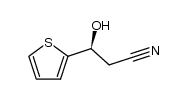 (S)-3-hydroxy-3-(thiophen-2-yl)propanenitrile Structure