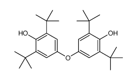 2,6-ditert-butyl-4-(3,5-ditert-butyl-4-hydroxyphenoxy)phenol Structure