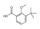 3-(tert-butyl)-2-methoxybenzoic acid结构式