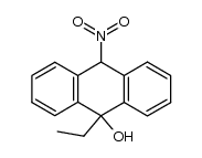 9-ethyl-10-nitro-9,10-dihydro-[9]anthrol结构式