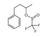 4-phenylbutan-2-yl trifluoromethanesulfinate Structure