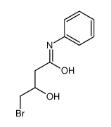 4-bromo-3-hydroxy-N-phenylbutanamide结构式