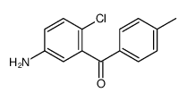 (5-amino-2-chlorophenyl)-(4-methylphenyl)methanone Structure