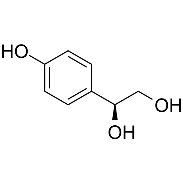 1,2-Ethanediol, 1-(4-hydroxyphenyl)-, (1S)- (9CI)结构式