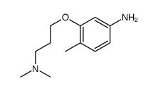 3-[3-(dimethylamino)propoxy]-4-methylaniline结构式