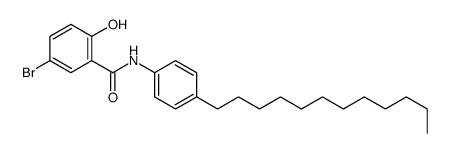 5-bromo-N-(4-dodecylphenyl)-2-hydroxybenzamide Structure