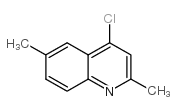 4-氯-2,6-二甲基喹啉结构式