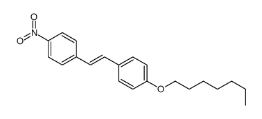 1-[2-(4-heptoxyphenyl)ethenyl]-4-nitrobenzene结构式