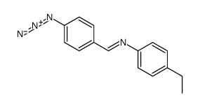 1-(4-azidophenyl)-N-(4-ethylphenyl)methanimine Structure