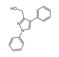 (1,4-diphenyl-1H-pyrazol-3-yl)-methanol结构式