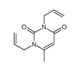 N(1),n(3)-二烯丙基-6-甲基尿嘧啶结构式