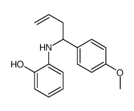 2-[1-(4-methoxyphenyl)but-3-enylamino]phenol结构式