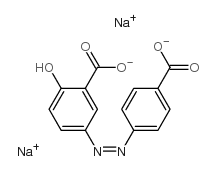 5-((4-Carboxyphenyl)diazenyl)-2-hydroxybenzoic acid Structure