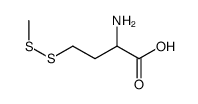 2-amino-4-(methyldisulfanyl)butanoic acid结构式